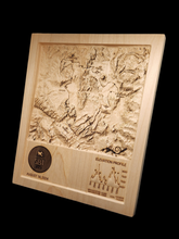 Load image into Gallery viewer, 2024 SBT GRVL p/b Wahoo Carved Wood 3D Course Map
