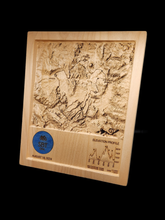 Load image into Gallery viewer, 2024 SBT GRVL p/b Wahoo Carved Wood 3D Course Map
