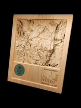 Load image into Gallery viewer, 2024 SBT GRVL p/b Wahoo Carved Wood 3D Course Map
