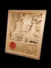 Load image into Gallery viewer, 2024 SBT GRVL p/b Wahoo Carved Wood 3D Course Map
