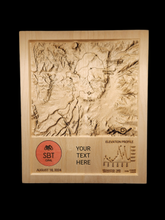 Load image into Gallery viewer, 2024 SBT GRVL p/b Wahoo Carved Wood 3D Course Map
